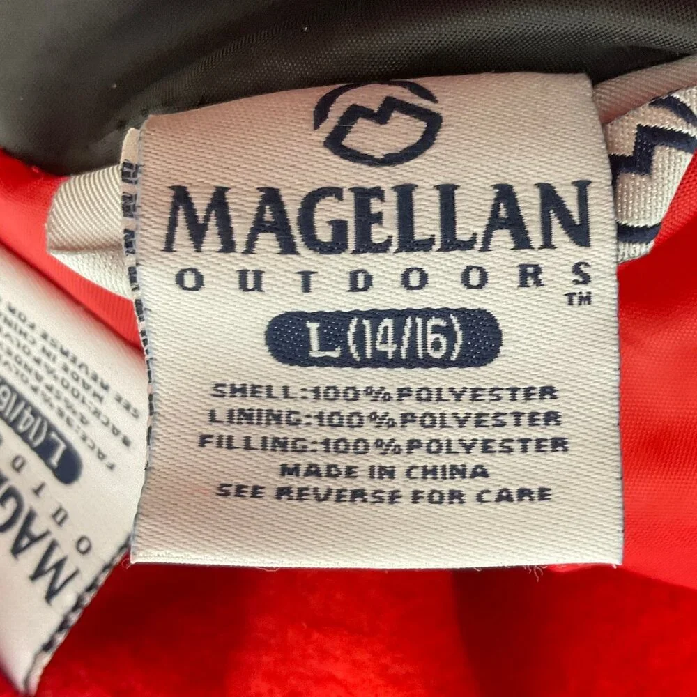 Magellan Outdoors Youth Lg/Adult S 2 in One Puffer Lined Ski/Snow Jacket Kids